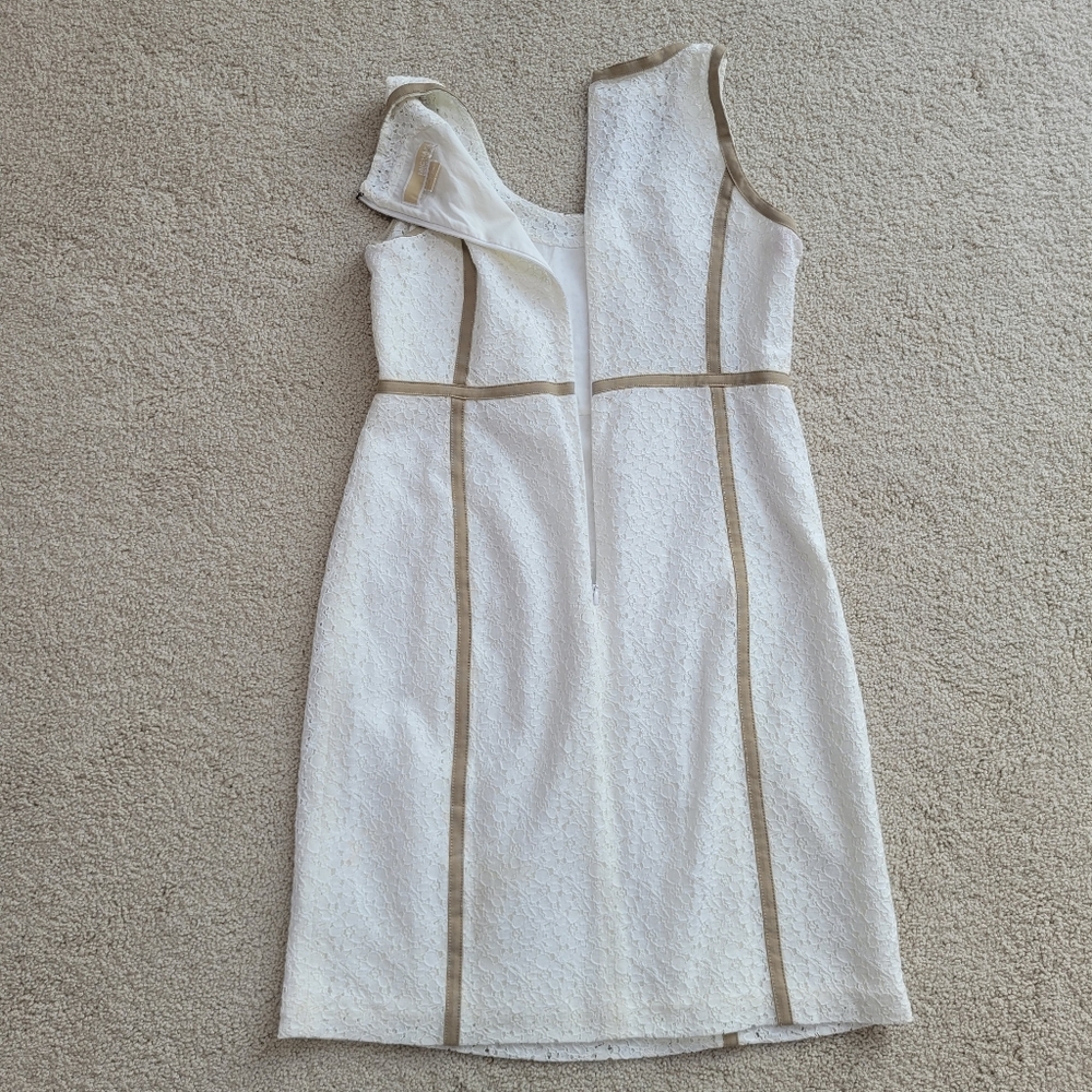 Michael Kors Sleeveless Lace Sheath Dress Size 4P - Picture 10 of 14